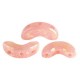 Cuentas de vidrio Arcos® par Puca® - Rose opal splash 71020/94401